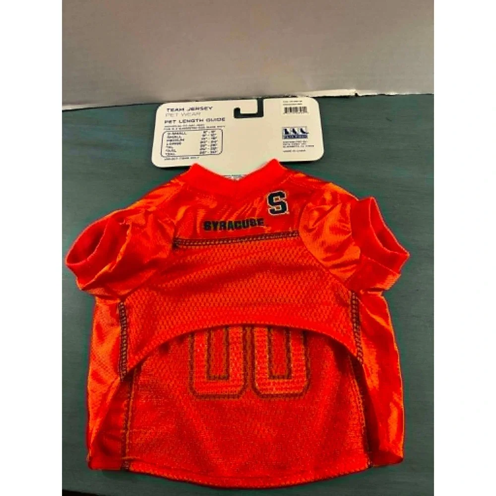 Pets First Syracuse University Pet Jersey Small‎ Orange NCAA Dog Shirt Gameday